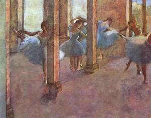 Edgar Degas - Dancers in the Foyer 2