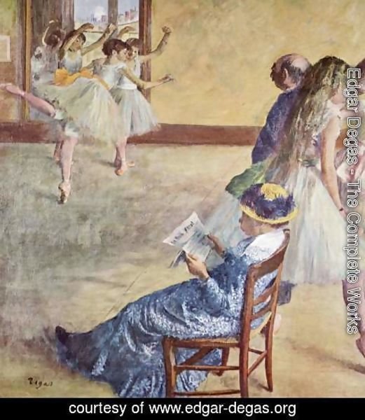 Edgar Degas - During the dance classes at madame Cardinal
