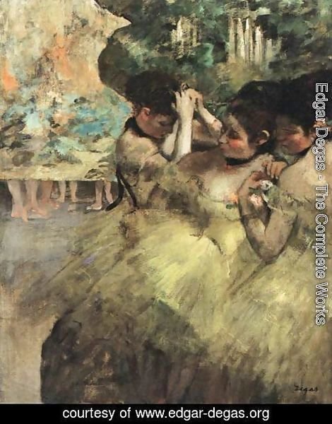Edgar Degas - Dancers Preparing for the Ballet