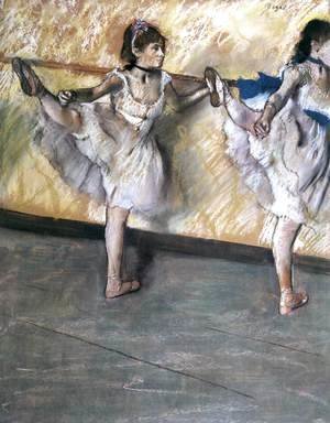 Edgar Degas - Two Dancers at the Bar