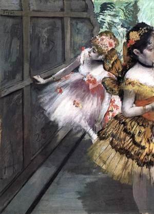 Edgar Degas - Dancers in the Wings 2