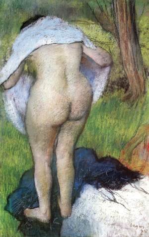 Edgar Degas - After the Bath. Woman Drying Herself