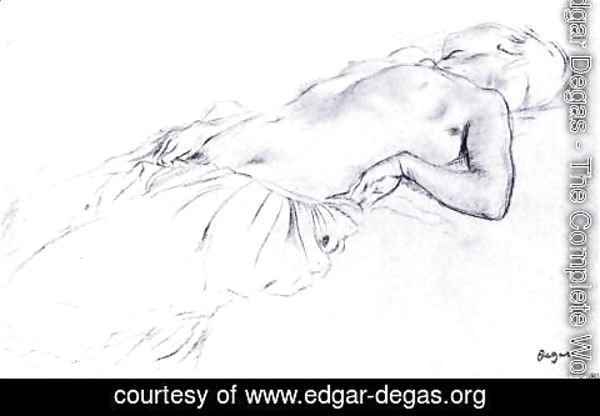 Edgar Degas - Reclining Woman