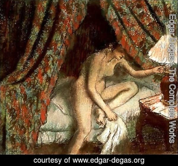 Edgar Degas - Retiring