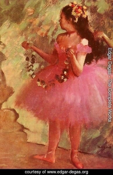Dancer in pink dress