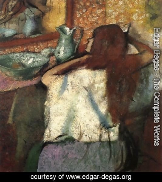 Edgar Degas - Woman at Her Toilette 3