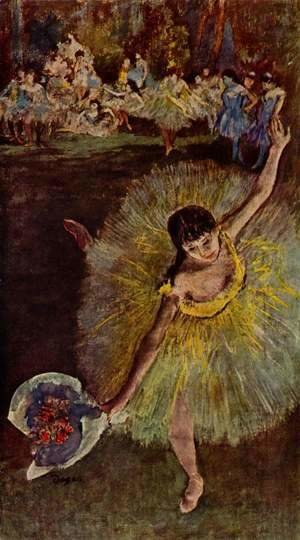 Edgar Degas - Dancer with Bouquet 2