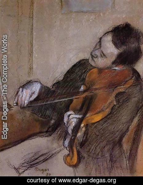 Edgar Degas - The Violist