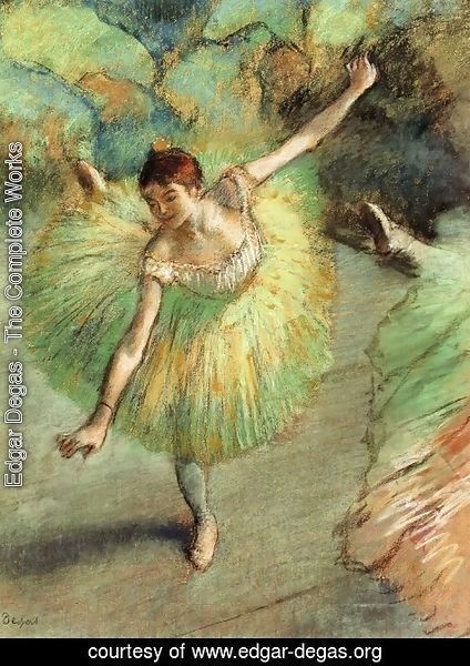 Edgar Degas - Dancer Tilting