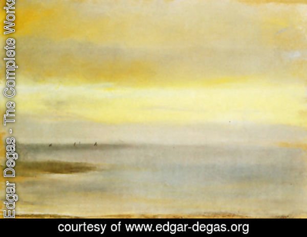 Edgar Degas - Marina, Sunset