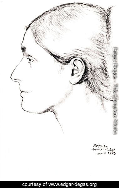 Edgar Degas - Mme Jacques Fourchy