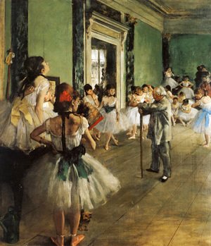 Edgar Degas - The Ballet Class