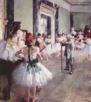 Edgar Degas - The Dance Class 1873-76