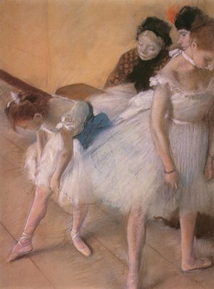 Edgar Degas - Before The Rehearsal