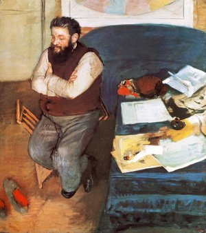 Edgar Degas - Diego Martelli
