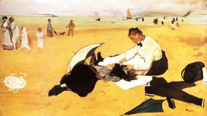 Edgar Degas - Beach Scene