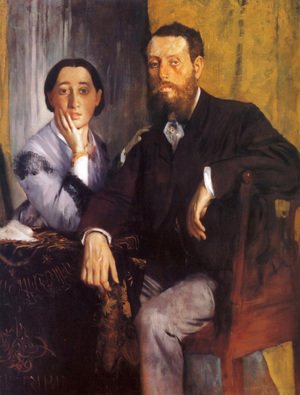 Edgar Degas - Edmond And Therese Morbilli