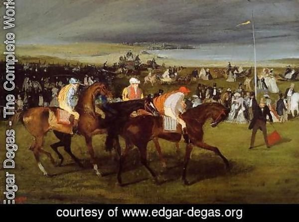 Edgar Degas - At The Races The Start