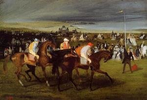 Edgar Degas - At The Races The Start