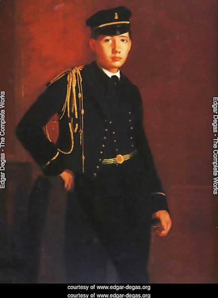 Achille De Gas In The Uniform Of A Cadet