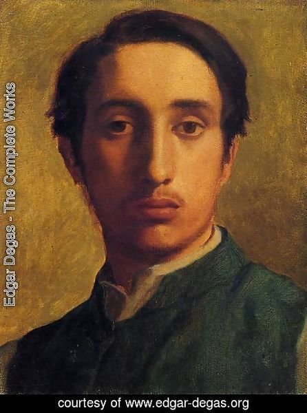 Edgar Degas - Degas In A Green Jacket