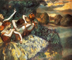 Edgar Degas - Four Dancers