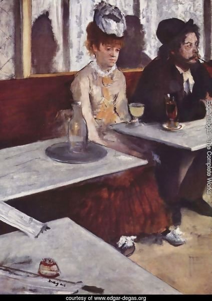 In a Cafe (The Absinthe Drinker) 1875-76