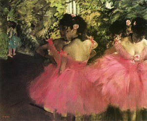 Edgar Degas - Dancers In Pink