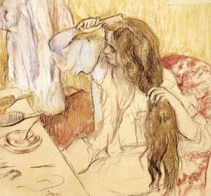 Edgar Degas - Woman At Her Toilet