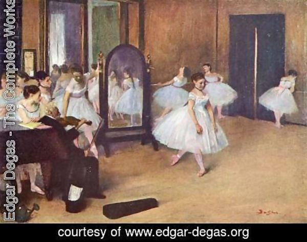 Edgar Degas - Dance Class 1871