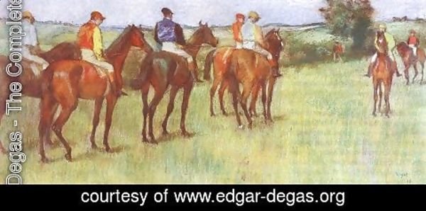 Edgar Degas - Jockeys