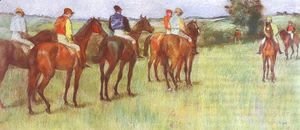 Edgar Degas - Jockeys
