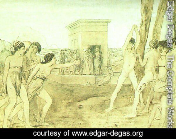 Edgar Degas - Young Spartans 1860
