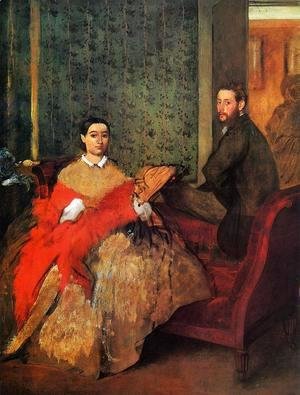 Edgar Degas - Edmondo and Therese Morbilli