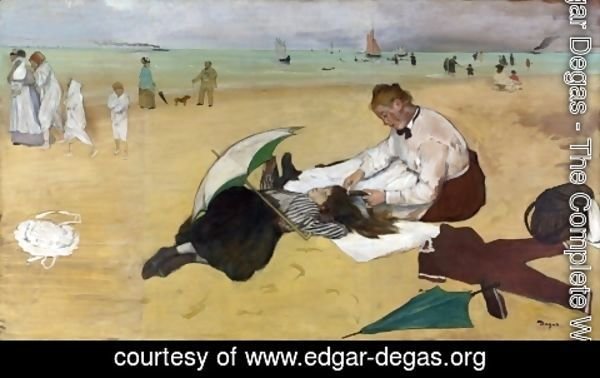 Edgar Degas - At the Seaside