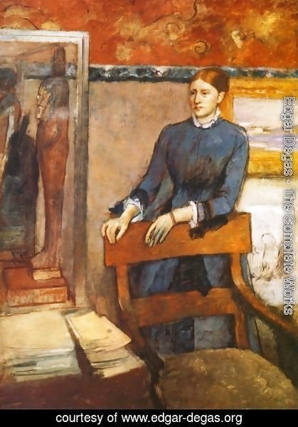 Edgar Degas - Portrait of Helene Rouart