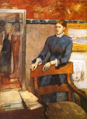 Edgar Degas - Portrait of Helene Rouart