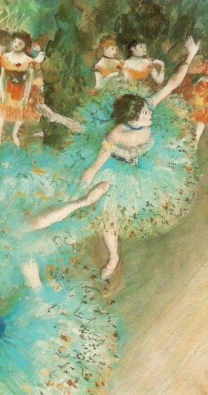 Edgar Degas - Green Dancer